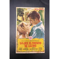 RARE Original Spanish Gone with the Wind Movie Herald Handbill Hollywood Clark Gable, Rhett Butler, Misfits, Saratoga, Happened One Night