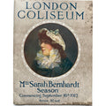 RARE 1912 London Coliseum Program Sarah Bernhardt French Actress Hamlet, Theater, Mothers of France, Jeanne Dore