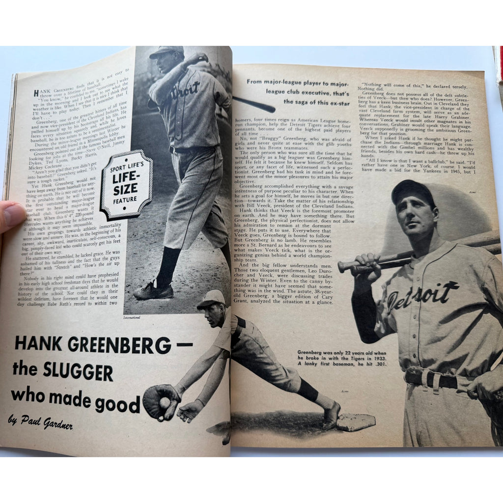 1949 Stan Musial Autographed Magazine Sport Life JSA Authenticated Musial Rookie Cardinals, Stan the Man, HOF, World Series Champion