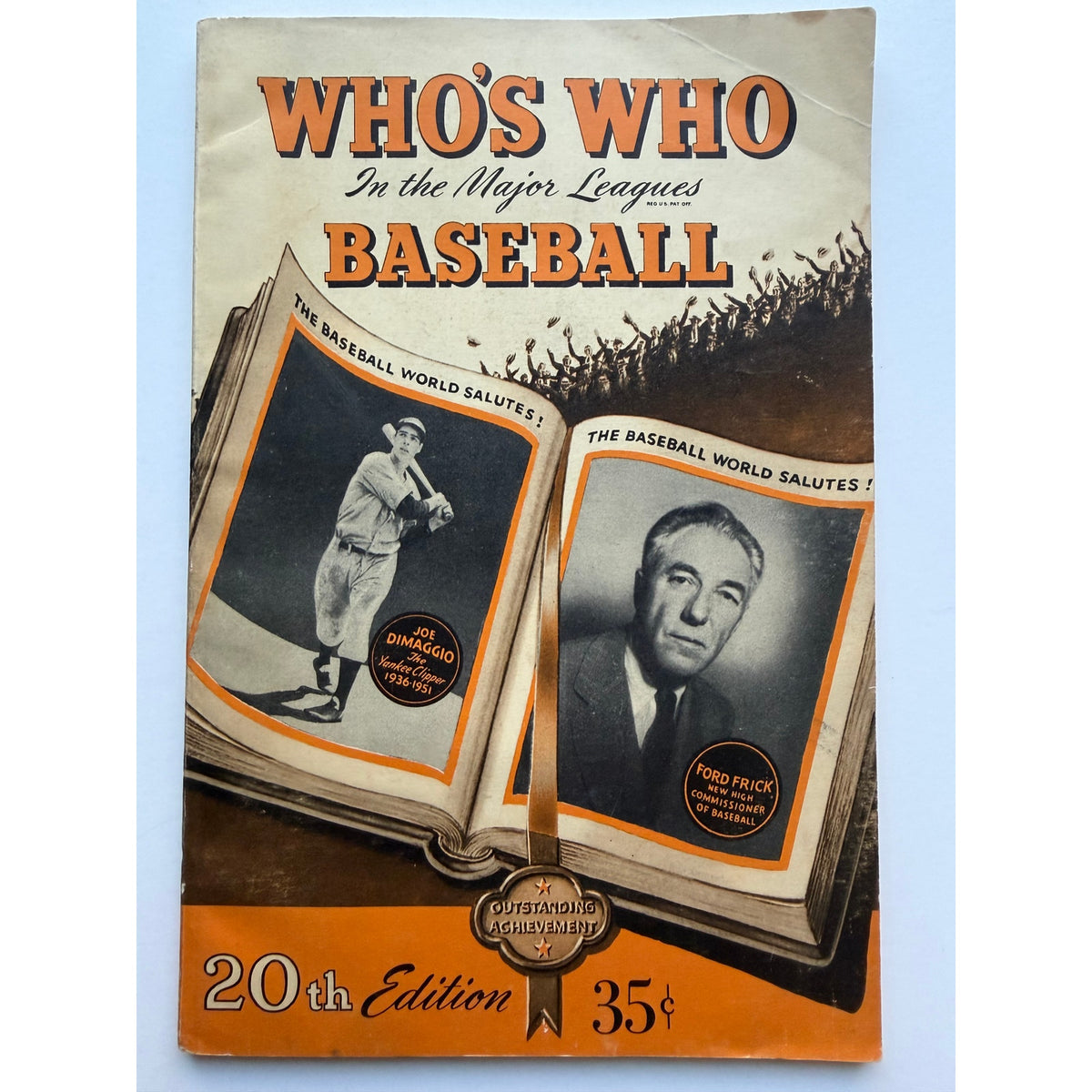 1952 Who's Who Baseball Joe DiMaggio New York Yankees, Mickey Mantle Rookie MLB, Willie Mays, 1951 World Champion New York Yankees
