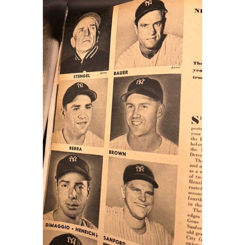 1949 Baseball Magazine Ted Williams, Joe DiMaggio, Stan Musial, Satchel Paige, Jackie Robinson, Larry Doby