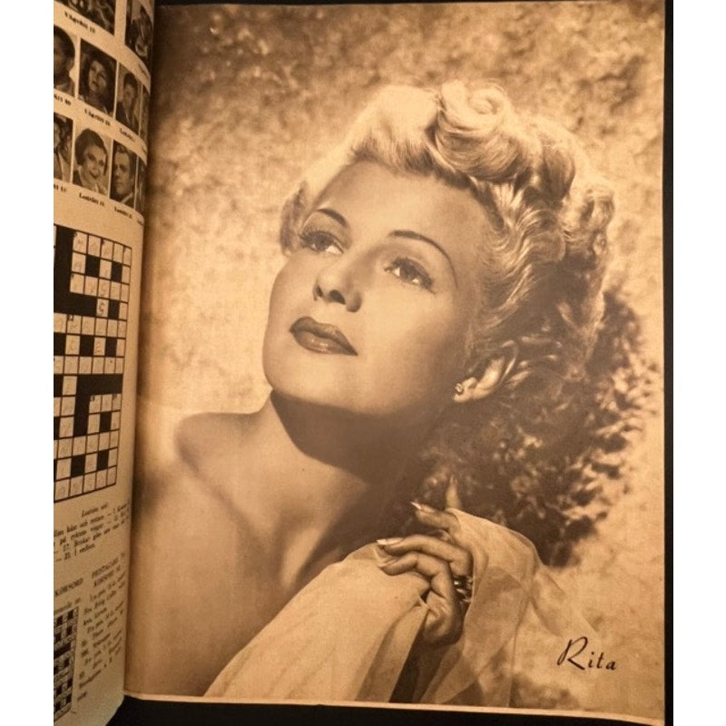 RARE 1948 Swedish Errol Flynn Magazine Robin Hood, Don Juan Prince Pauper