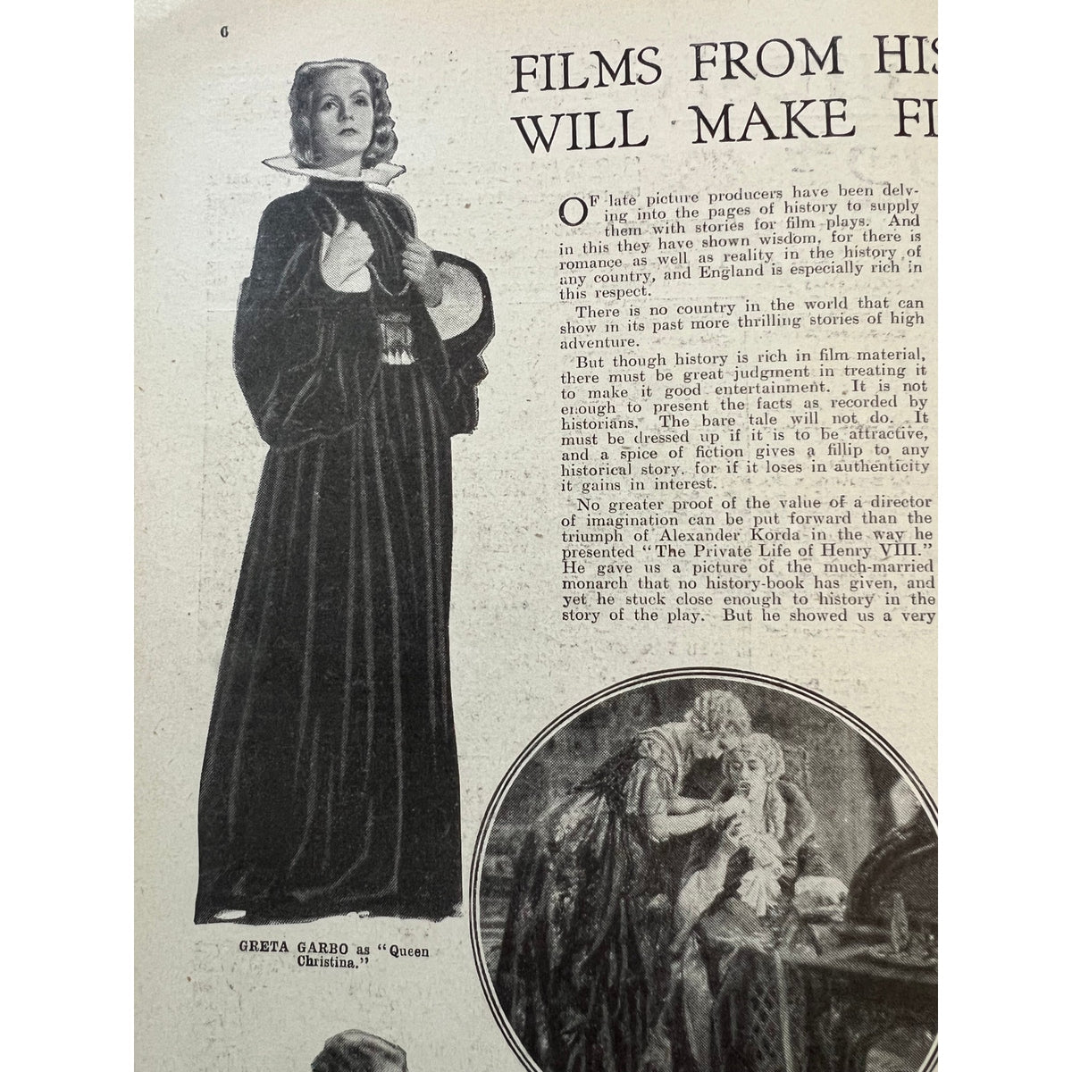 Rare UK Picture Show 1934 Conrad Veidt Magazine Jean Harlow Hollywood, The Man Who Laughs, Casablanca, Dr. Caligari, Thief of Bagdad