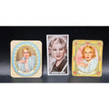 3 1930s Mae West Cards Garbaty, Ardath, Sultan, My Little Chickadee, Klondike Annie, Come Up and See Me Sometime, Hollywood