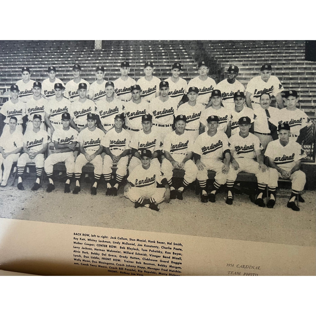 RARE 1957 St. Louis Cardinals Magazine Trade Publication Stan Musial Baseball, MLB, Ken Boyer, STL, Cards
