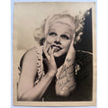 Exquisite Jean Harlow Signed Autographed 8x10 Photo, Mama Jean, Platinum Blonde, Public Enemy, Dinner at Eight, Riff Raff Reckless Hollywood