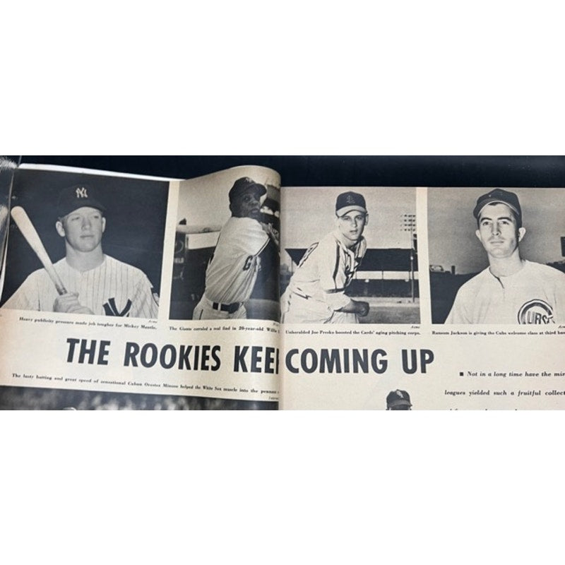 CLEAN 1951 Ted Williams Magazine Sport, Mickey Mantle Willie Mays Rookies MLB, Boston Red Sox, New York Yankees, St, Louis Cardinals