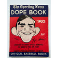 1952 Sporting News Dope Book Yogi Berra New York Yankees MLB HOF Baseball