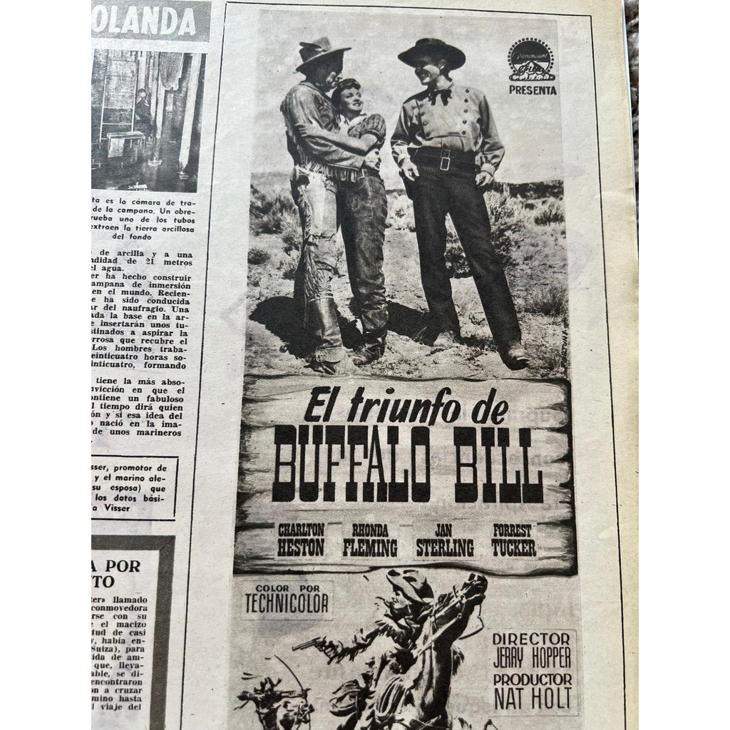 RARE 1955 Spanish William Holden Audrey Hepburn Magazine Sabrina, Breakfast at Tiffany's, Sunset Boulevard, My Fair Lady, Our Town