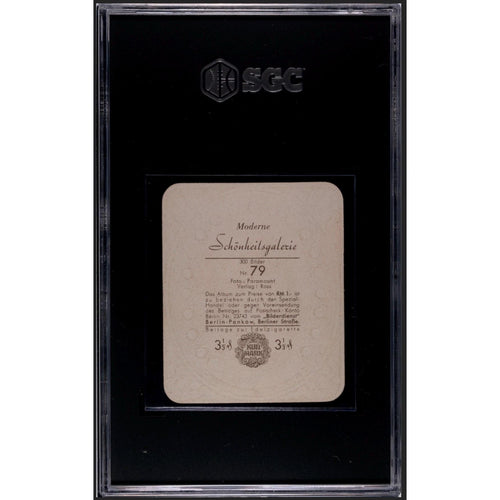 1934 Garbaty Cigarettes Mae West Moderne Schonheitsgalerie Series 1 SGC 6 Highest Grade! Only One Graded My Little Chickadee Hollywood
