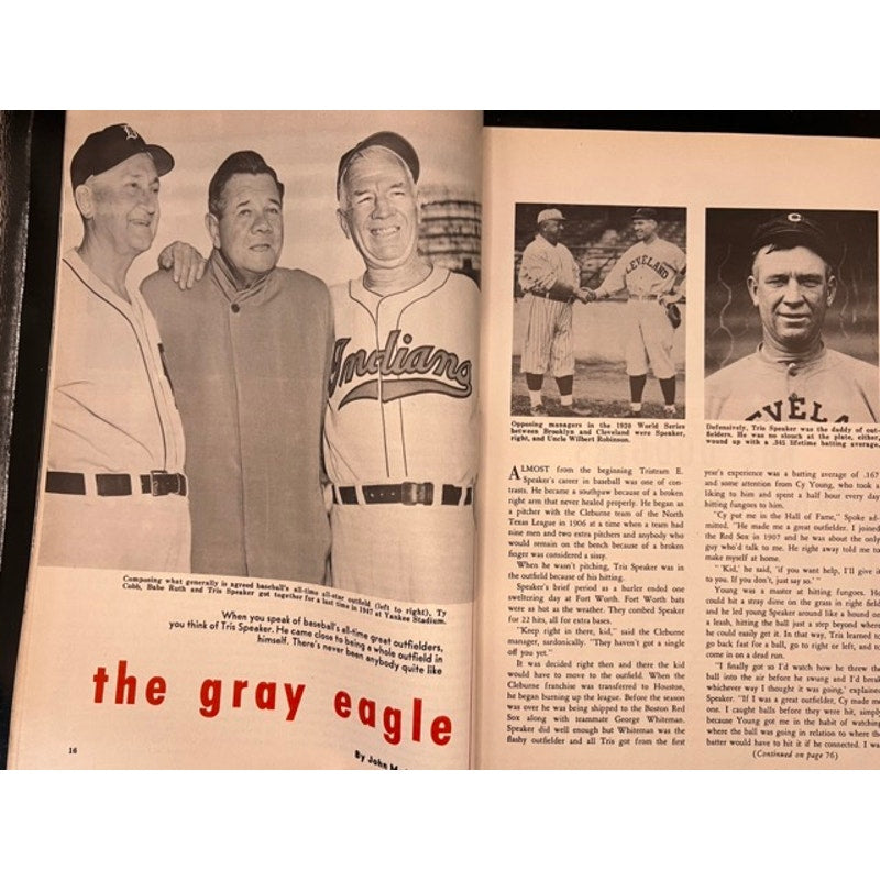 1953 Inside Baseball Slaughter, Stan Musial Magazine Satchel Paige Mickey Mantle