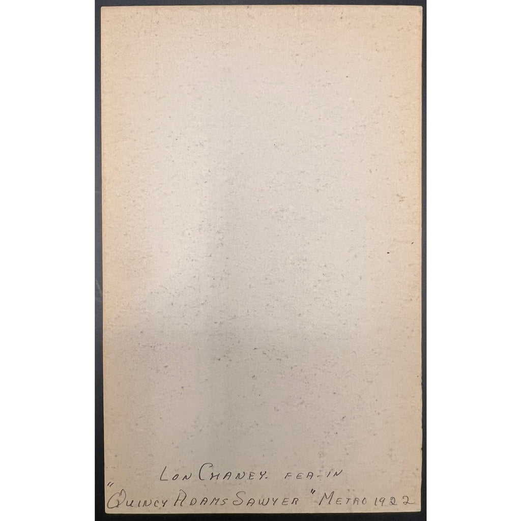 1922 Lon Chaney Exhibit Card Quincy Adams Sawyer Phantom of the Opera Hollywood Hunchback of Notre Dame London After Midnight