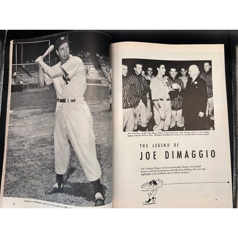 1953 Inside Baseball Slaughter, Stan Musial Magazine Satchel Paige Mickey Mantle