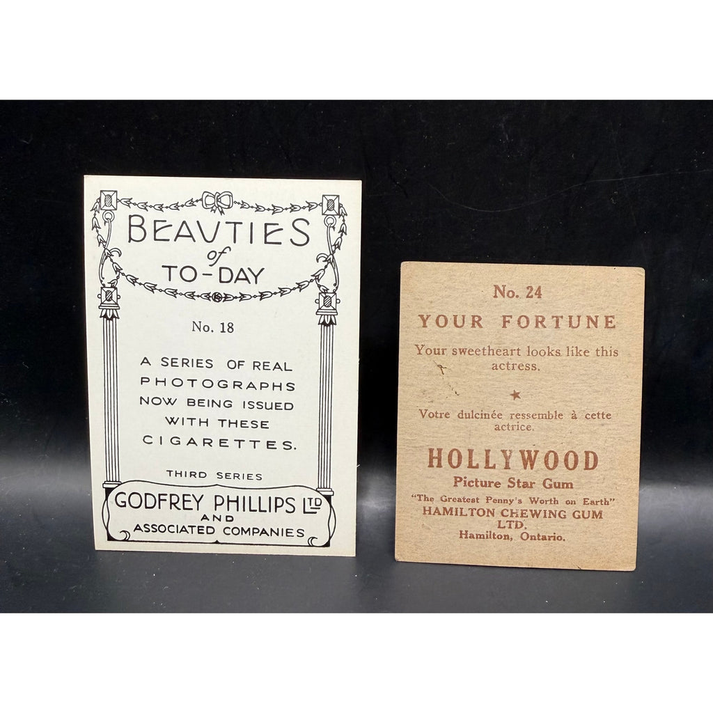 RARE 1930's Joan Blondell Cards, Public Enemy, Blonde Crazy, Footlight Parade, Grease, Gold Diggers of 1933, Stay Away Joe, Night Nurse