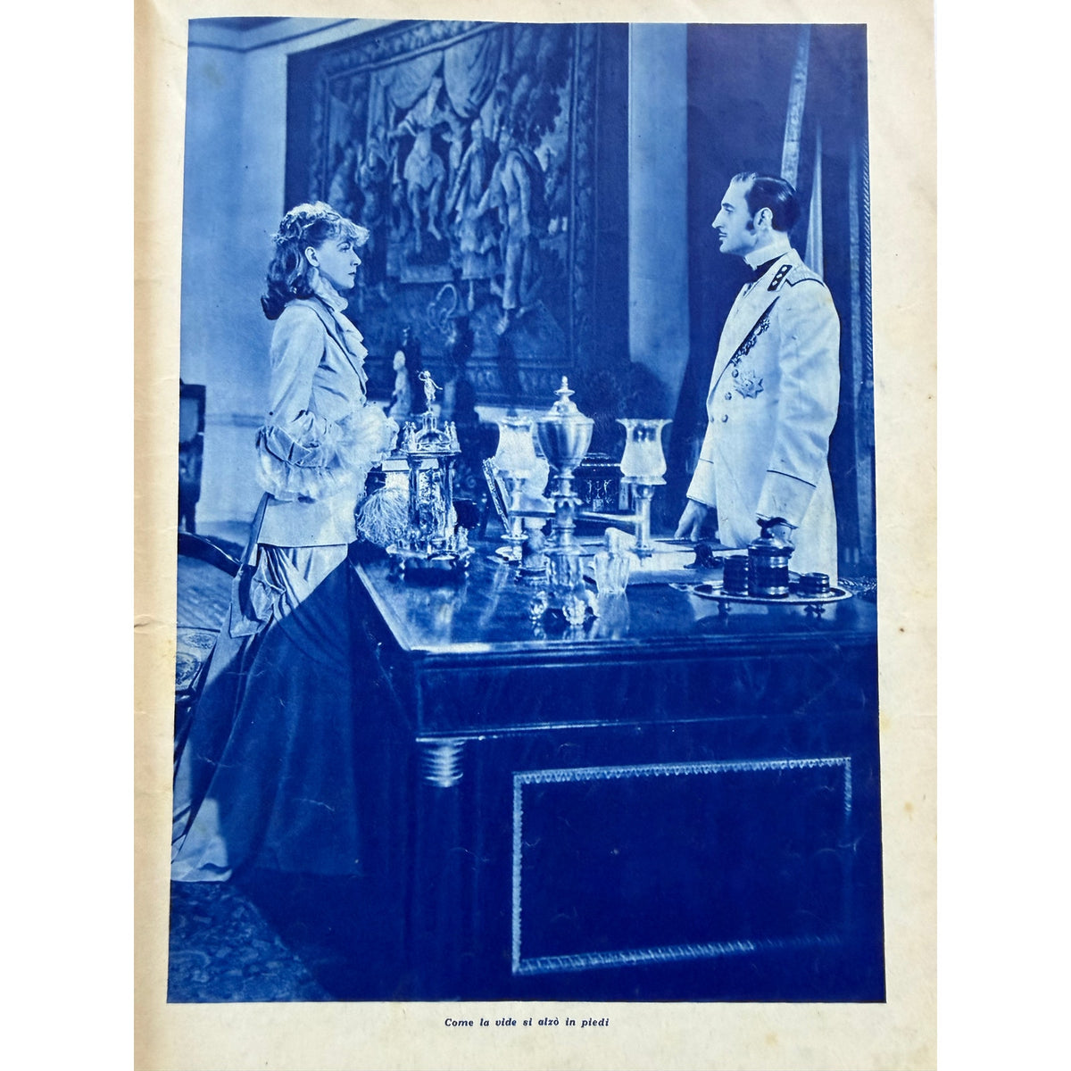RARE Italian 1935 Greta Garbo Magazine Anna Karenina Fredric March Grand Hotel