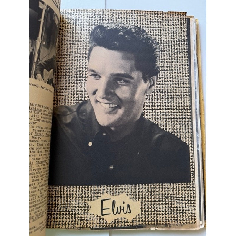 Original 50's 60's Elvis Presley Scrapbook Real Photos, Clippings The King, TCB, Graceland, King Creole, Jailhouse Rock, Love me Tender