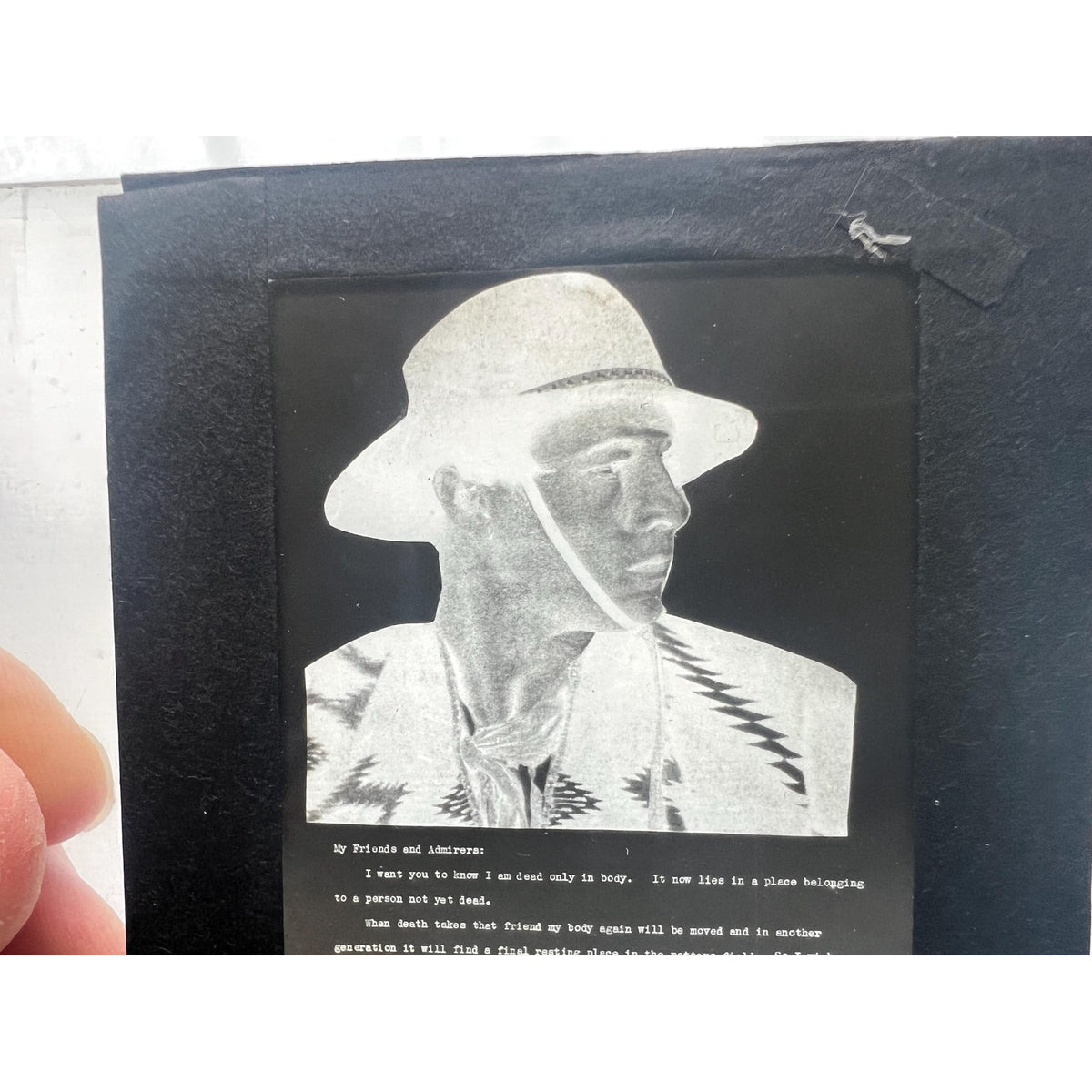 Uber Rare 1926 Rudolph Valentino Glass Slide, Silent Movie, Latin Lover, Sheik, Hollywood, Vintage Hollywood, Sainted Devil, Hollywoodland