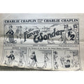 1915 Australian Charlie Chaplin Comics Newspaper Charles Chaplin Funny Wonder, Scream of the Earth, Essanay, The Kid, Gold Rush, City Lights