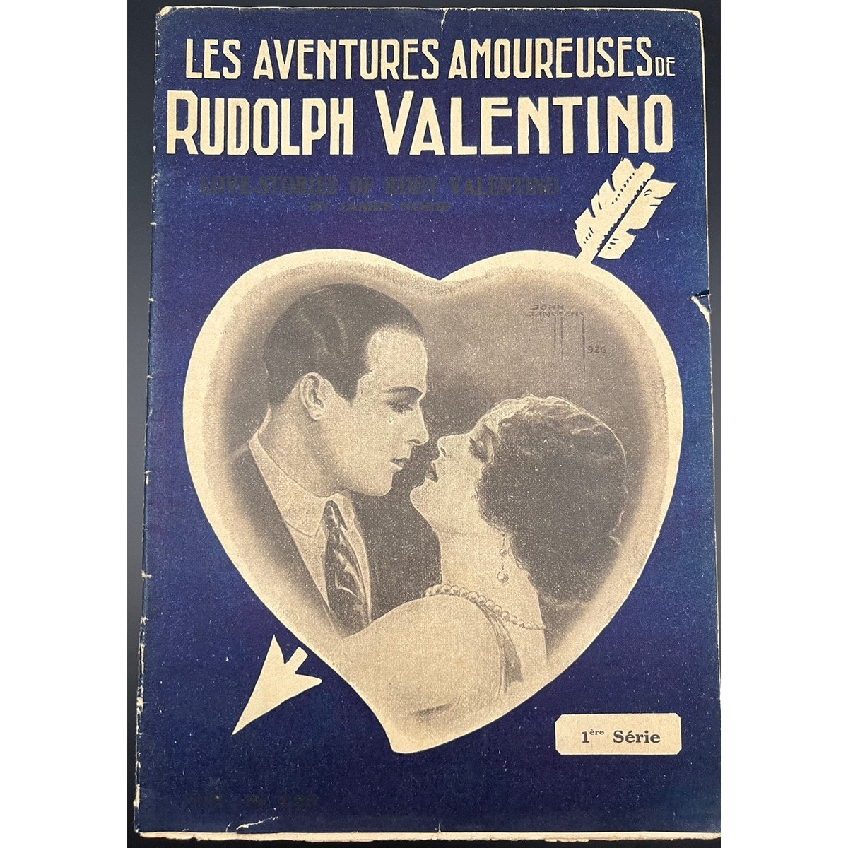 Rare 1926 French The Love Adventures of Rudolph Valentino Magazine Hollywood The Sheik Latin Lover Blood and Sand Silent Film