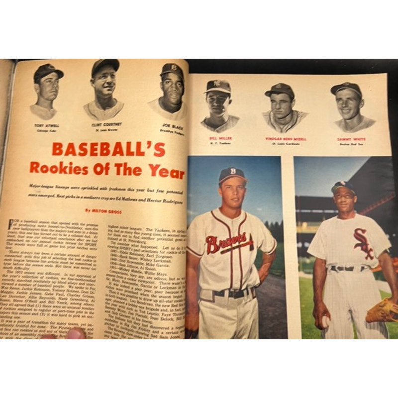 1952 Sport Jackie Robinson Magazine Brooklyn Dodgers, Satchel Paige, Rocky Marciano, Boxing Champ, Baseball, Cleveland Indians