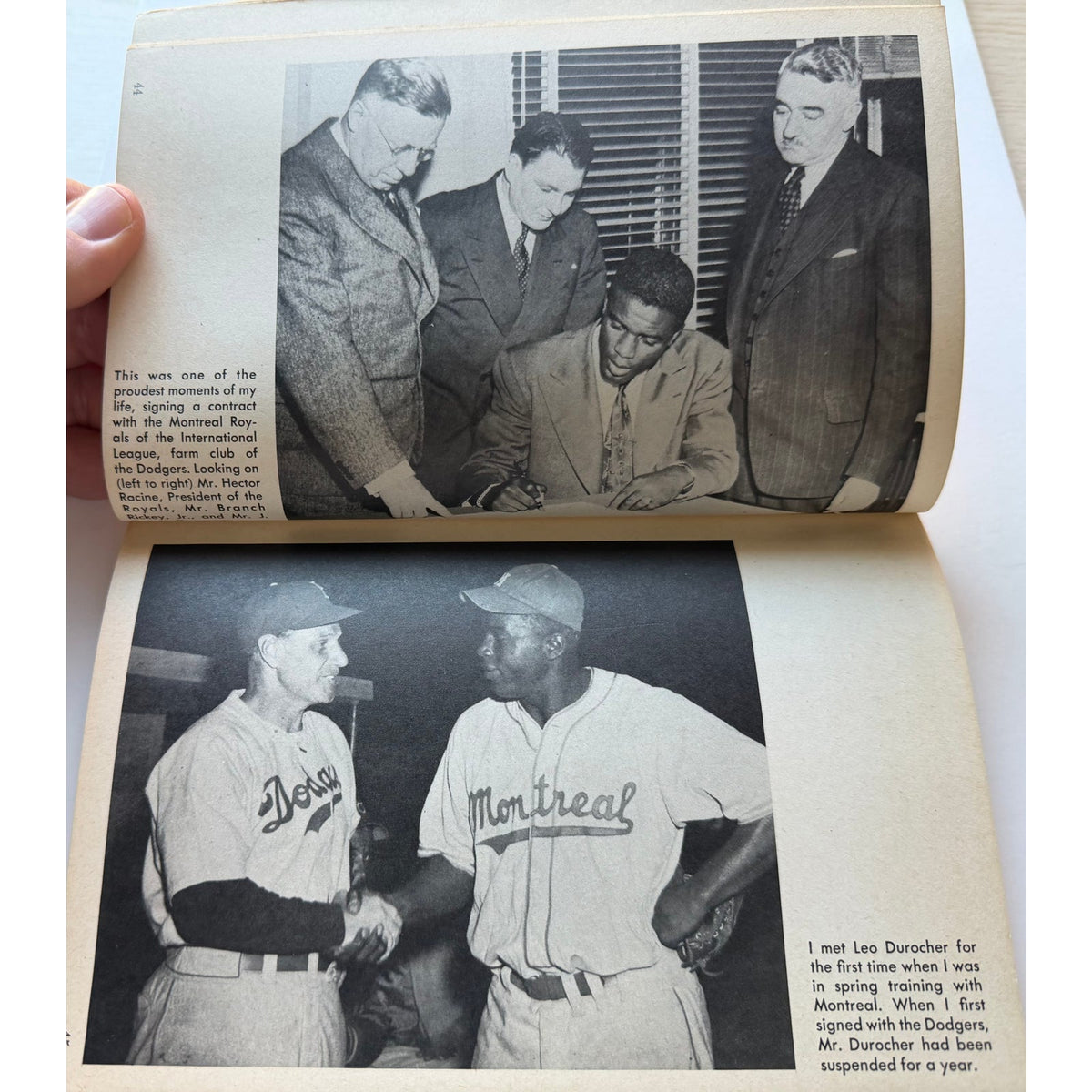 1948 Jackie Robinson My Own Story Book Brooklyn Dodgers Branch Rickey, Jackie Robinson Rookie Year MLB, HOF, Baseball, Montreal Royals