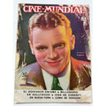 RARE 1941 Spanish James Cagney Magazine Yankee Doodle Dandy, Public Enemy, G-Men, White Heat, Cine Mundial, Hollywood