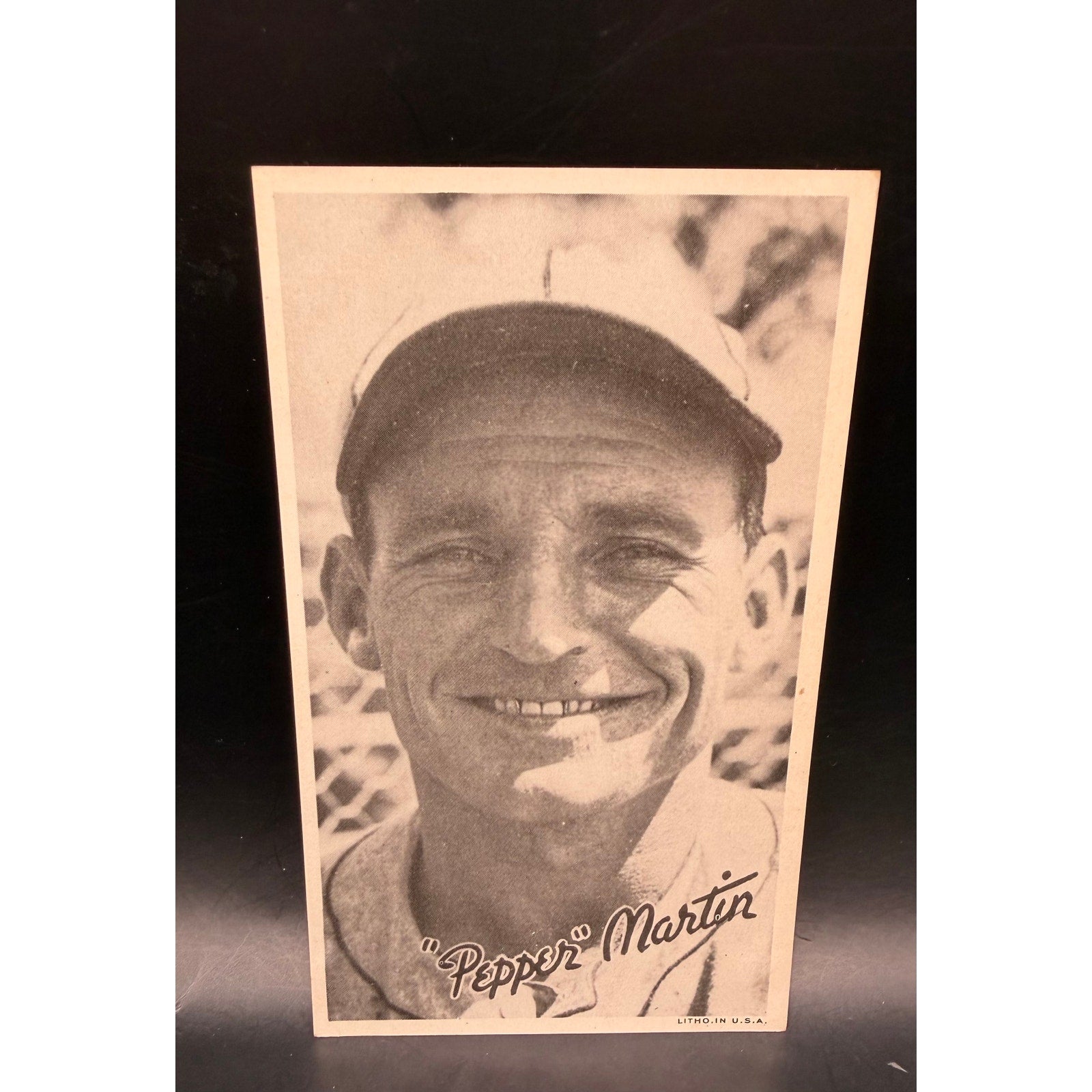 1936 Goudey Wide Pen Pepper Martin St. Louis Cardinals Gashouse Gang Wild Horse