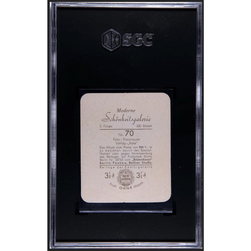 1934 Garbaty Cigarettes #70 Mae West Moderne Schonheitsgalerie Series 2 SGC 5, only Two Graded! My Little Chickadee Vintage Hollywood