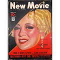 1934 New Movie Mae West Magazine Hollywood Jean Harlow Dinner at Eight Film, Klondike Annienner at Eight Film