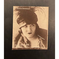 RARE 1926 Societe Job Cigarette Gloria Swanson Card Sunset Boulevard, Queen Kelly, Male vs. Female, Sadie Thompson, Untamed Lady, Hollywood