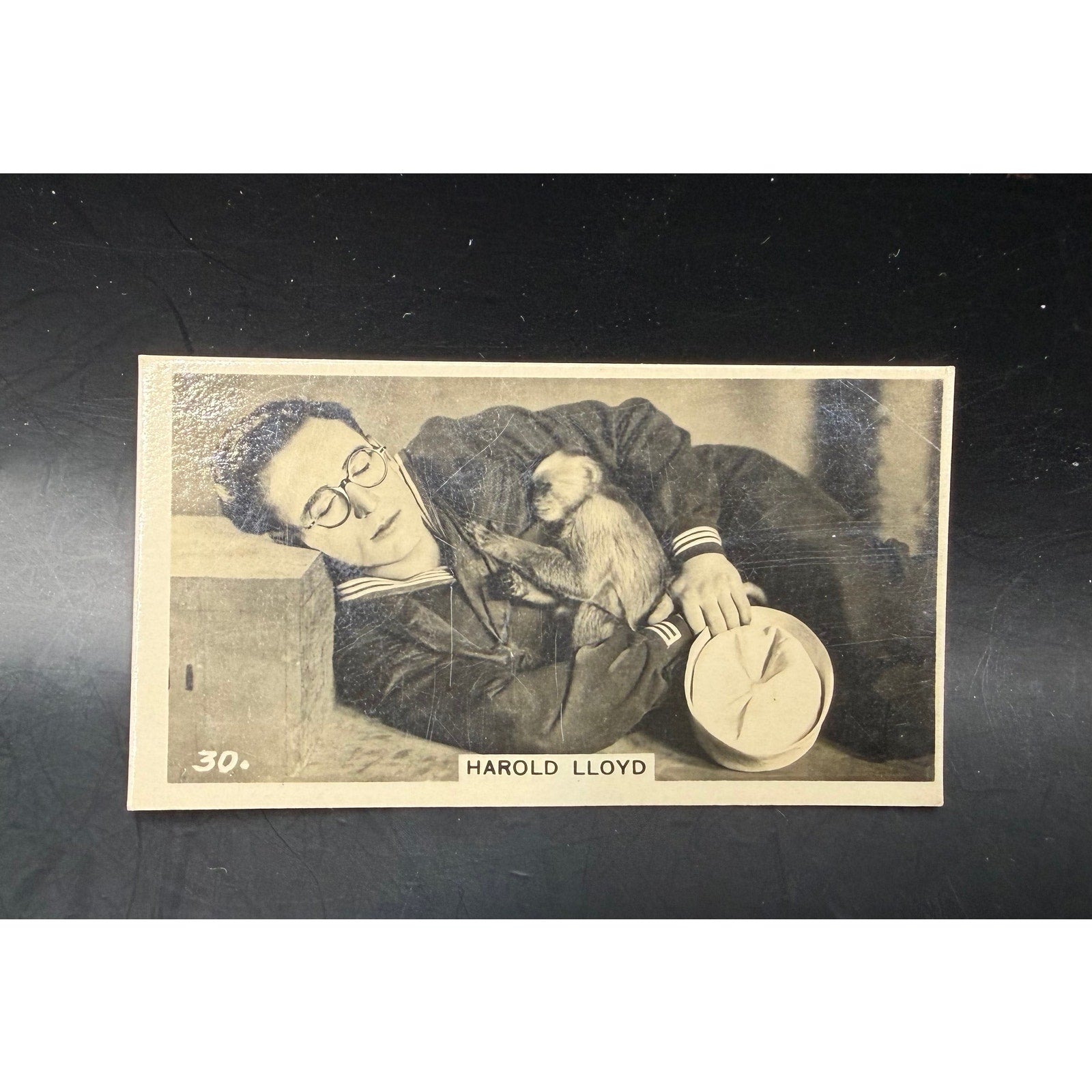 RARE 1920 Harold Lloyd Card, Cinema Stars Kid Brother, Safety Last, Freshman, Hollywood, Speedy, Girl Shy, Why Worry, Silent Star