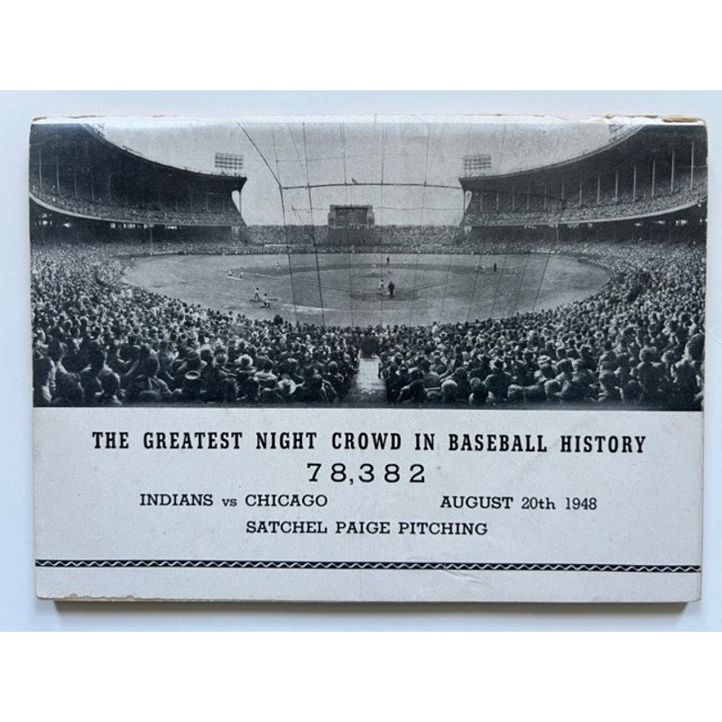 1948 Satchel Paige Pitchin Man Book Booklet Biography Hal Lebovitz Cleveland, St. Louis Browns, HOF, Baseball, Oakland A's, MLB