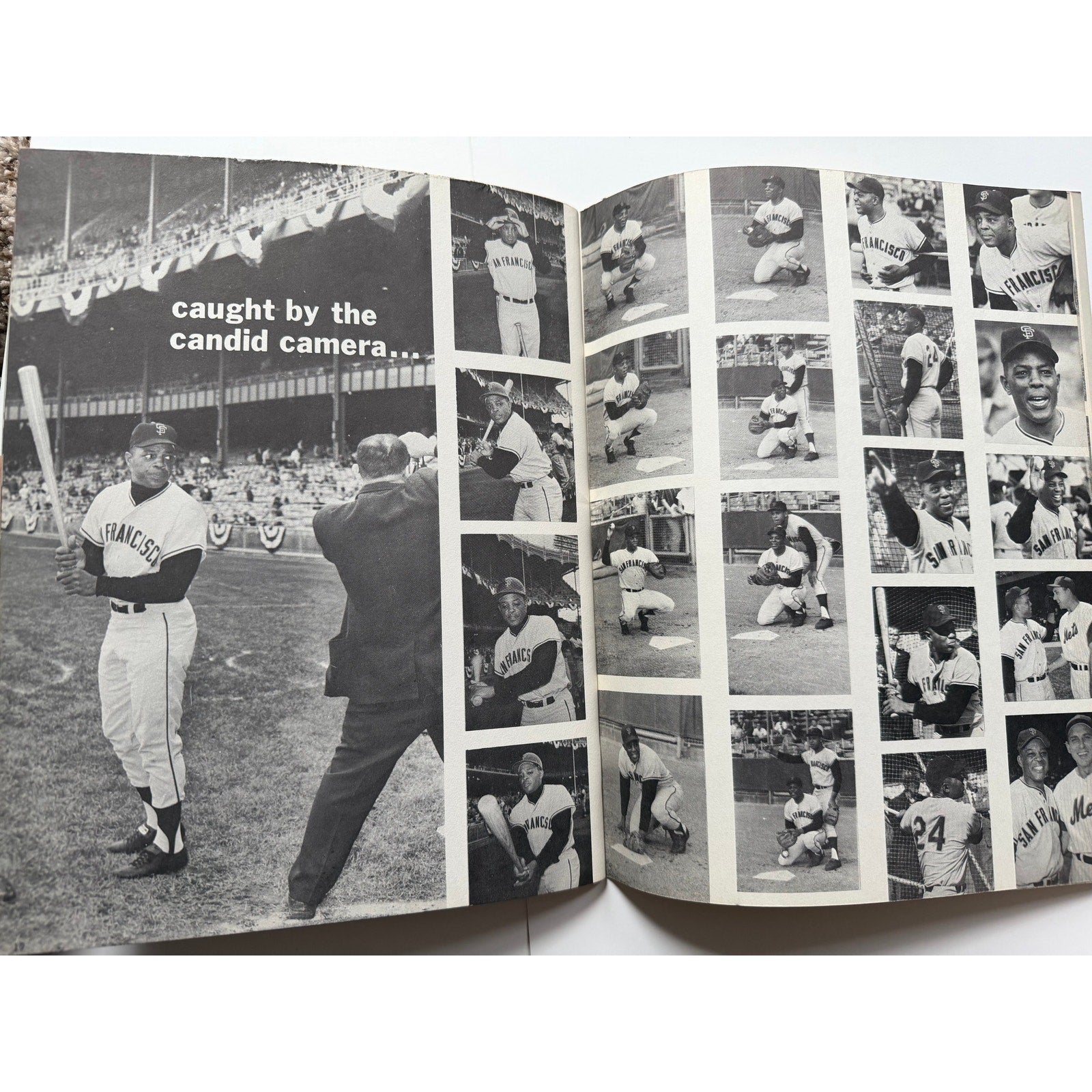 1963 Willie Mays Stan Musial Magazine St. Louis Cardinals, San Francisco Giants, New York Giants, Say Hey Kid, Stan the Man Baseball MLB HOF
