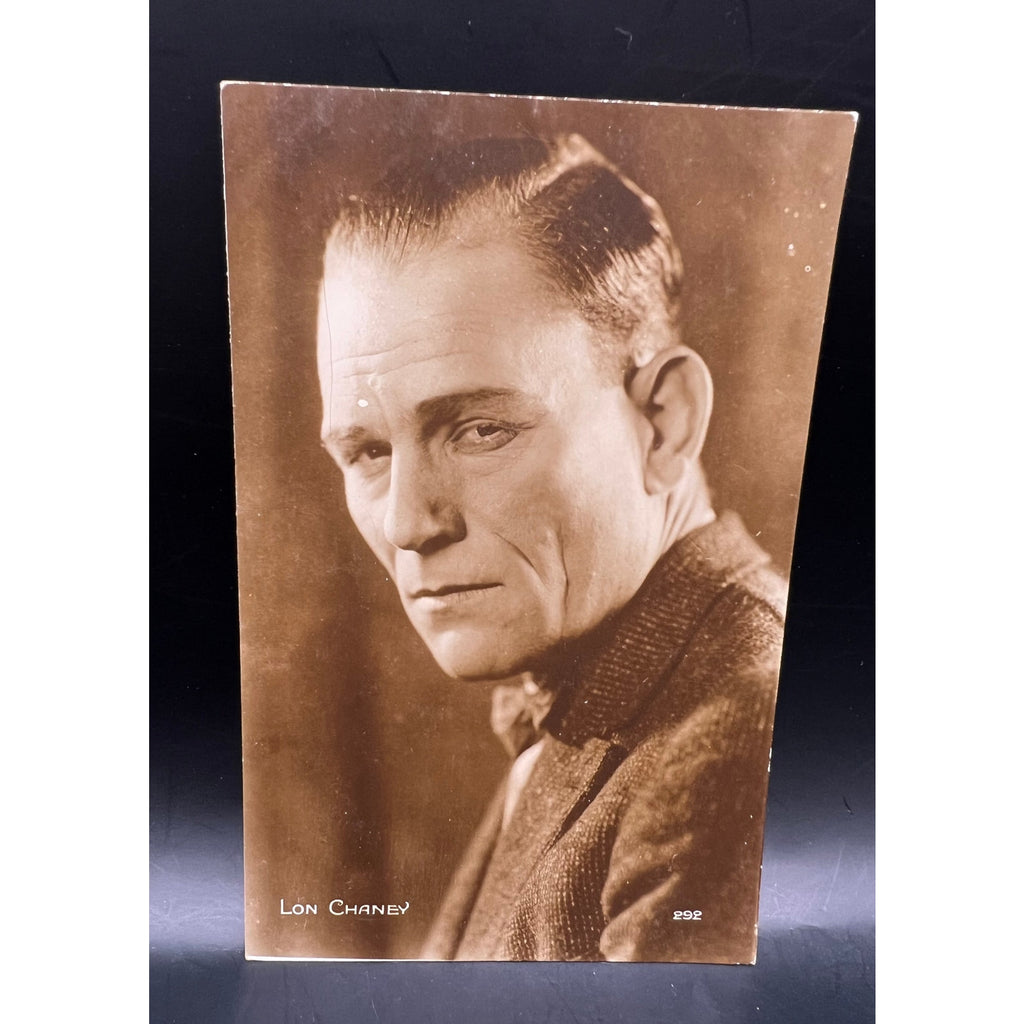 Paris 1920s Lon Chaney Post Card The Unholy Three, Phantom of the Opera, Hunchback of Notre Dame, RPCC, London After Midnight
