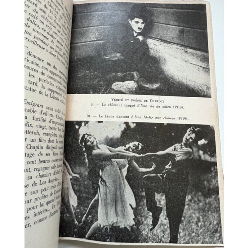 French 1952 Charlie Chaplin Book Vie De Charlot George Sadoul Charles Chaplin, City Lights, Gold Rush, The Kid