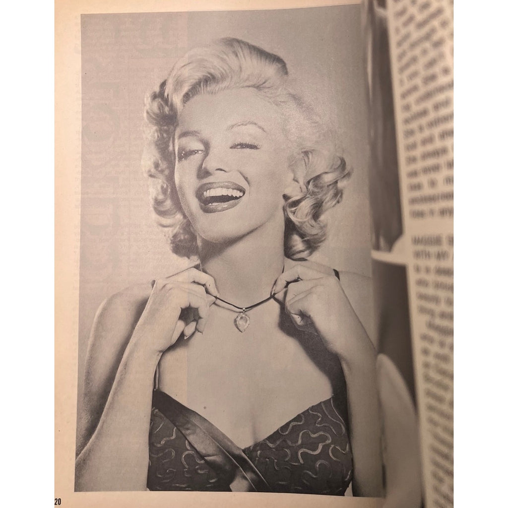 1973 Movie Classics Rudolph Valentino Magazine Marilyn Monroe, Clark Gable, Humphrey Bogart The Sheik Blood and Sand