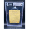 1962 MLB Players Autographed Bob Uecker Rookie, Lou Brock Rookie, Stan Musial Beckett! Chicago Cubs, St. Louis Cardinals, Milwaukee Braves
