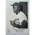 1963 Hall of Fame Jackie Robinson Photo Brooklyn Dodgers MLB Baseball, Montreal Royals, Jackie Photo, 42