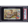 1909 Hartwig & Vogel Statue of Liberty Card New York USA PSA 1.5 Highest Grade! New York Harbor, Seereise Auf / Luxusdampfer