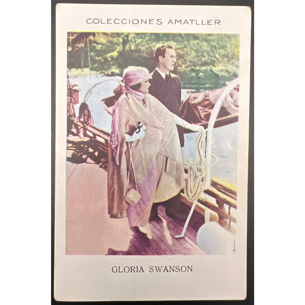 1920's Chocolate Amatller Gloria Swanson Spanish Card Sunset Boulevard Hollywood Sadie Thompson Male and Female Beyond the Rocks Queen Kelly