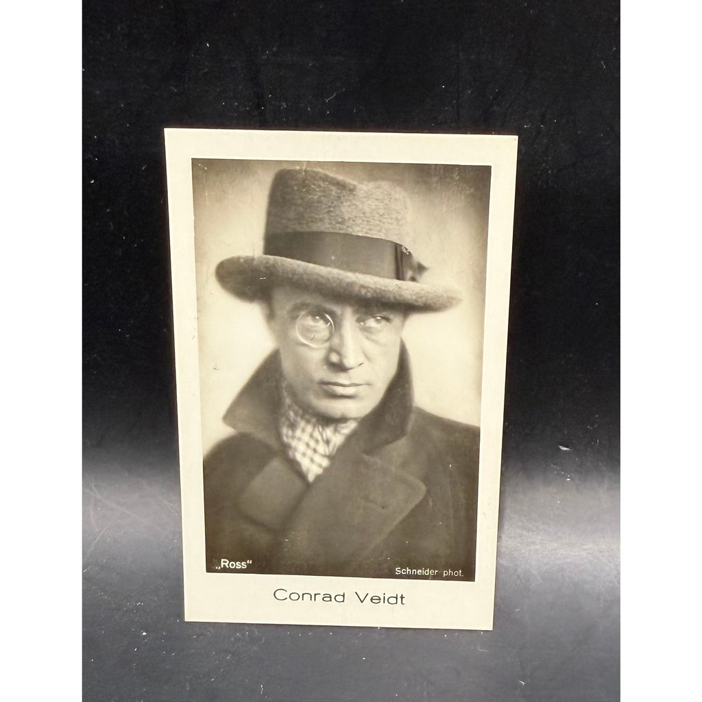 Rare Ramses FilmFotos German 1930s Conrad Veidt Card, Count Kostia, Dr. Caligari, Man Who Laughs, Casablanca, Rasputin, Thief of Bagdad