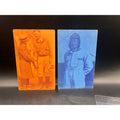 2 Color Tinted Unused 1920s Charles Lindbergh Exhibit Cards Spirit of St Louis Postcard, Lindy