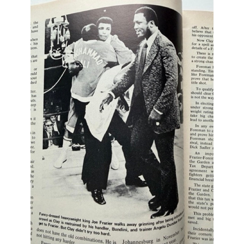 CLEAN 1972 Muhammad Ali Magazine The Ring Cassius Clay Floyd Patterson, Boxing, Heavyweight Champion of the World, Joe Frazier, Champ