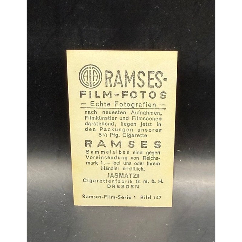 Rare Ramses FilmFotos German 1930s Conrad Veidt Card, Count Kostia, Dr. Caligari, Man Who Laughs, Casablanca, Rasputin, Thief of Bagdad