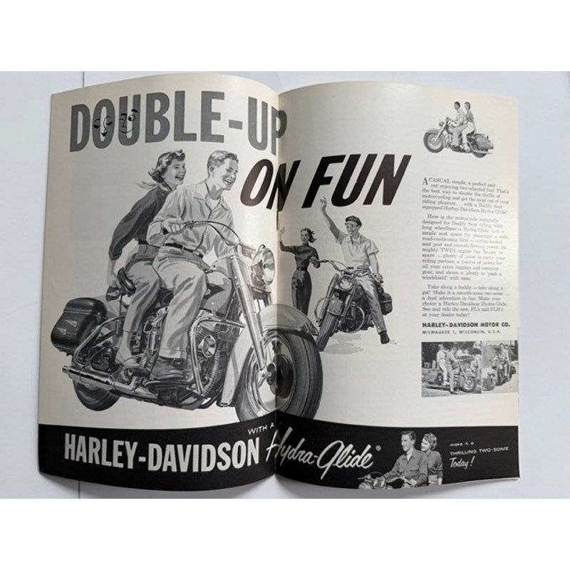 2 Rare 1956 The Enthusiast Motorcycle Magazines June & July Harley Davidson Motorcycle