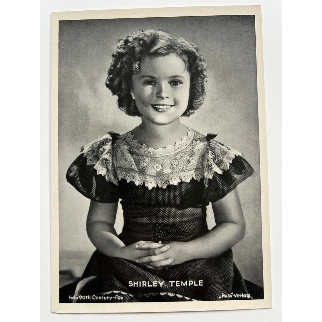 3 Rare Ross Verlag 1930's Shirley Temple Real Photographs 5x7 Little Colonel, Little Princess, Good Ship Lollipop, Heidi Curly Top Hollywood