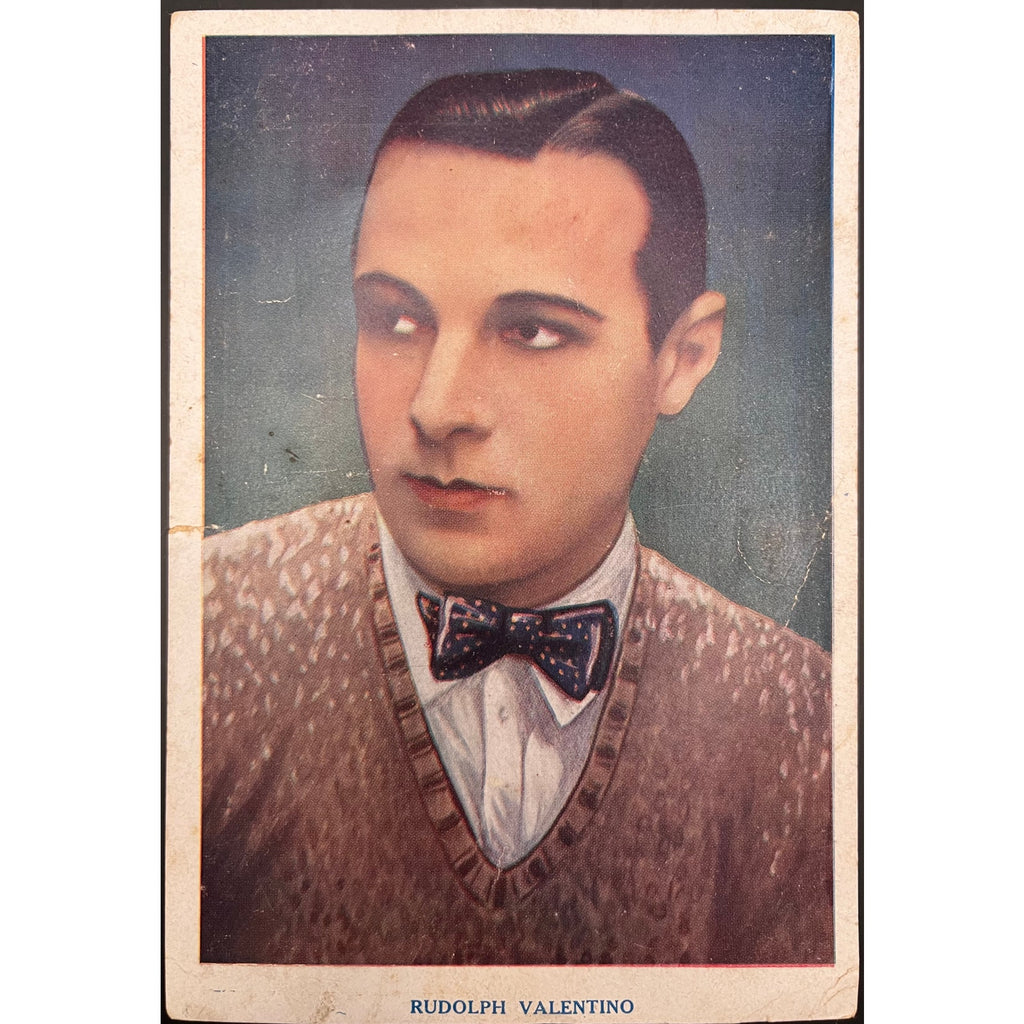 RARE 1925 Rudolph Valentino Theater Handout The Eagle Hollywood Silent Movie The Sheik Blood and Sand Four Horsemen of the Apocalypse