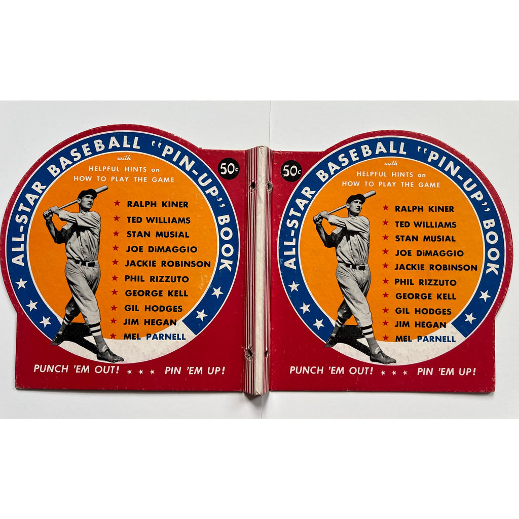 RARE 1950 Ted Williams All Star Pin-Up Cover Only, Boston Red Sox Baseball HOF, MLB