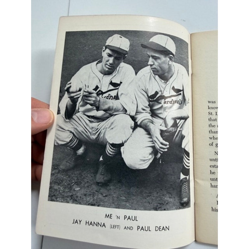 RARE 1953 Baseballs Immortals Dizzy Dean Booklet Hall of Fame St Louis Cardinals, Gashouse Gang, Dean Brothers, Chicago Cubs, Baseball, MLB