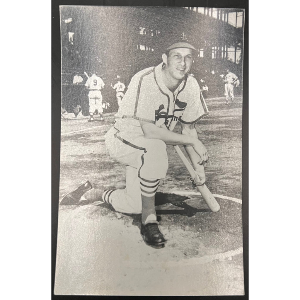 1940's - 1950's Unused Real Postcard Stan Musial Rookie St. Louis Cardinals Stan the Man World Champion MLB HOF